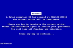 Nation blue screen